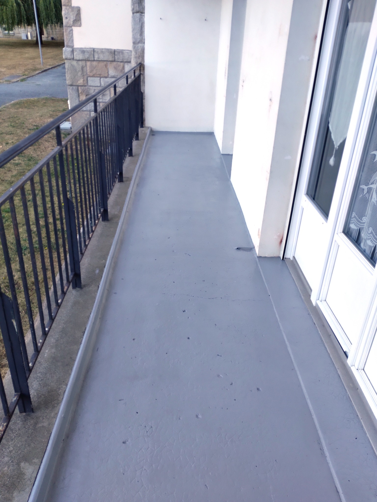 Balcon après peinture